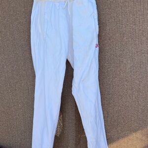 Mens 424 drawstring sweatpants Full White Mens Sz  Medium